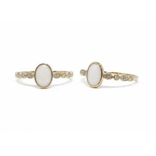 Bague Alma avec pierres de naissance
