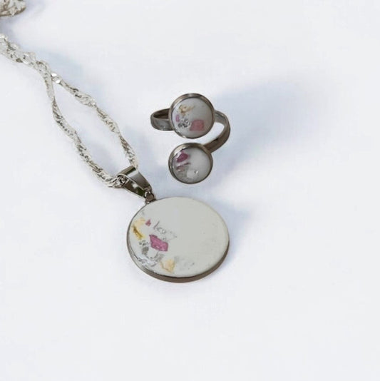 Bague pour lait maternel fabriquée à la main au Canada