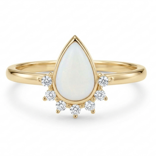 Anillo Alma con piedras de nacimiento