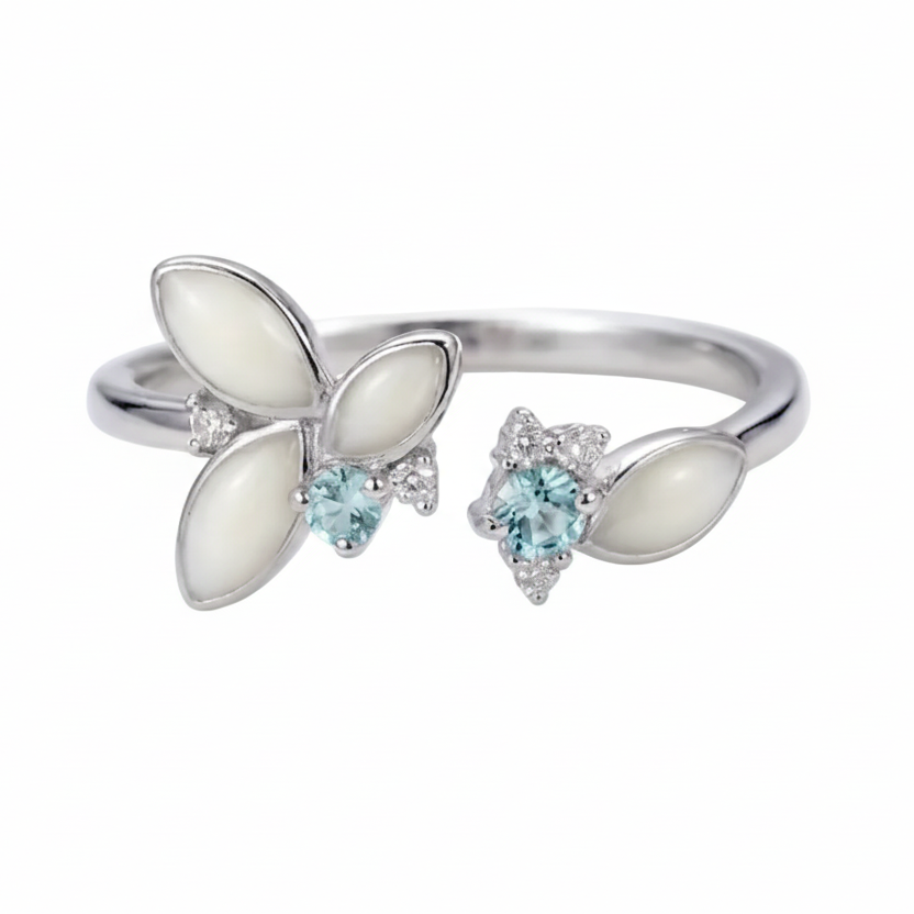 Flora BirthStones Ring