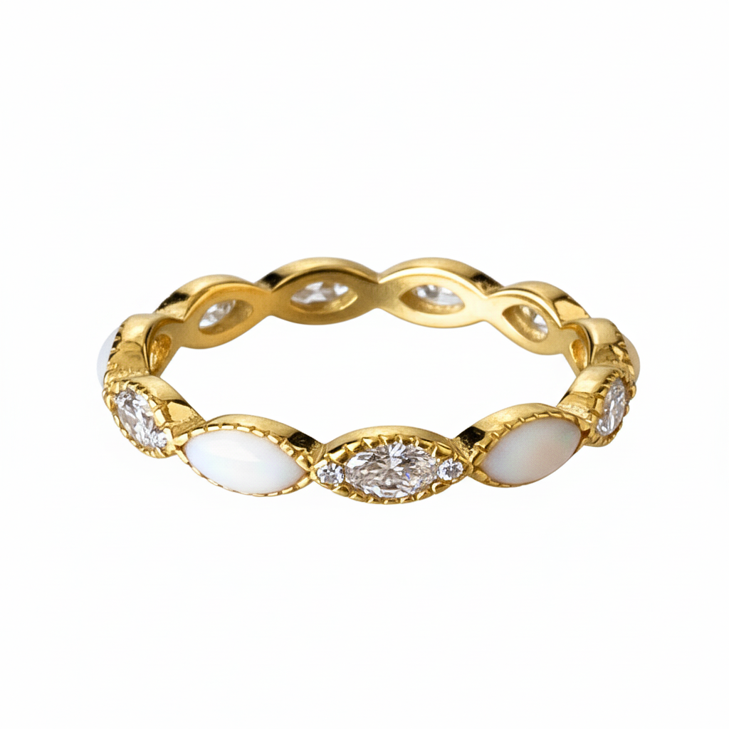 BirthStones Alma Full-Band Ring