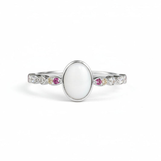 Anillo Alma con piedras de nacimiento