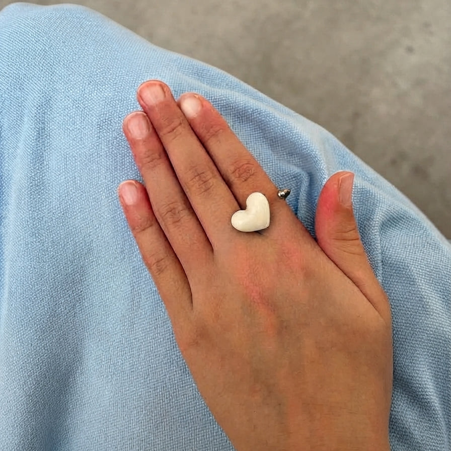 Bague pour lait maternel fabriquée à la main au Canada