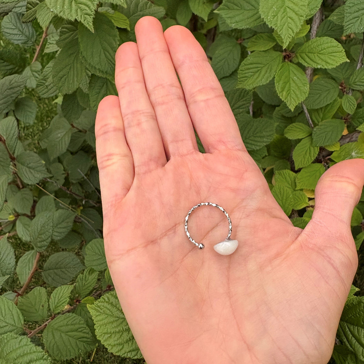 Anillo para la leche materna, hecho a mano en Canadá