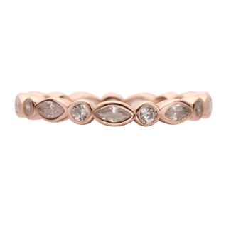 Eternidad Full Band Ring - Stackable