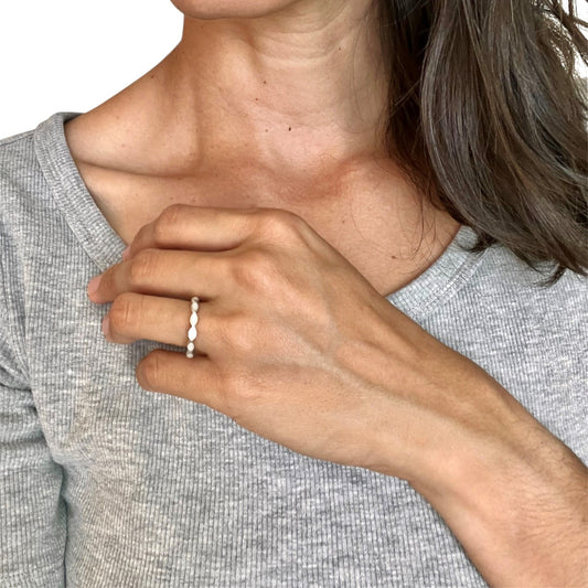 Anillo Alma con piedras de nacimiento