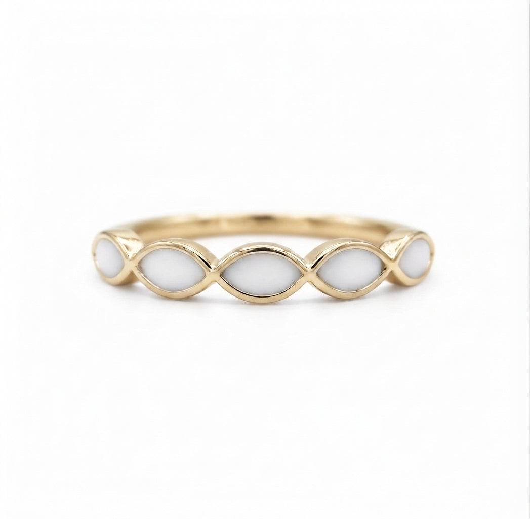 Bague pour lait maternel fabriquée à la main au Canada