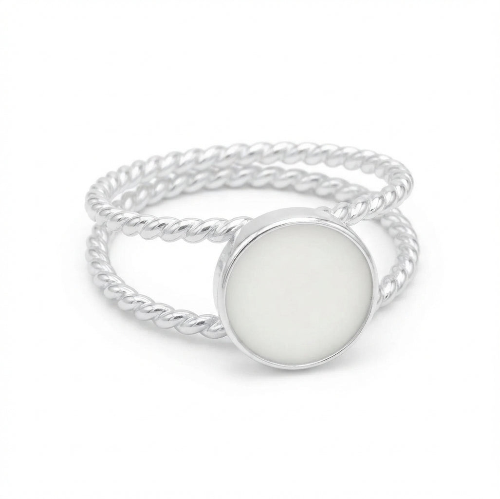 Bague pour lait maternel fabriquée à la main au Canada